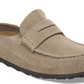 Women's Birkenstock Naples Wrapped Suede Leather (Taupe)