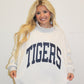 Bucketlist Reversible (WAR DAMN/TIGERS) Mockneck Sweatshirt (Heather Grey/Navy)