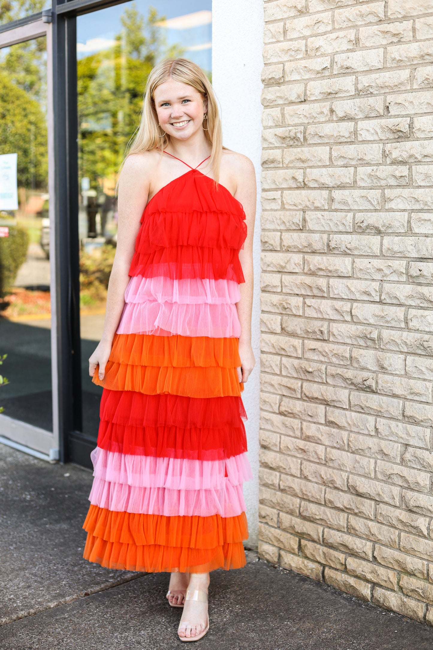 Party Starter Tulle Maxi Dress
