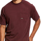 Ariat Rebar Cotton Strong T-Shirt (Burgundy Heather)