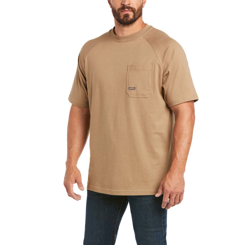 Ariat Rebar Cotton Strong T-Shirt (Khaki)