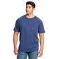 Ariat Rebar Cotton Strong T-Shirt (Navy Heather)