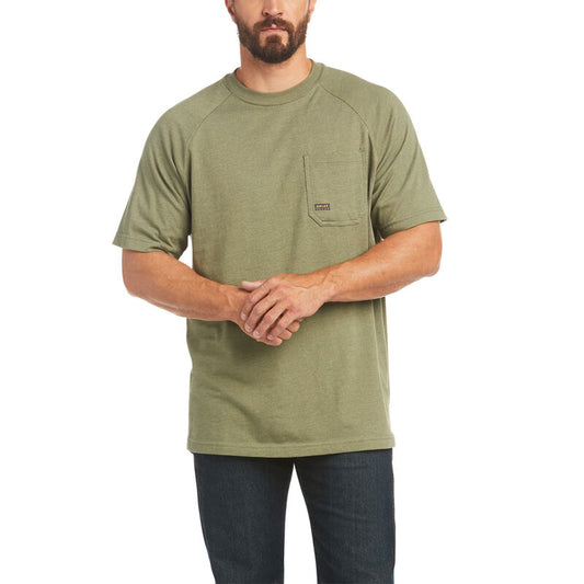 Ariat Rebar Cotton Strong T-Shirt (Sage Heather)