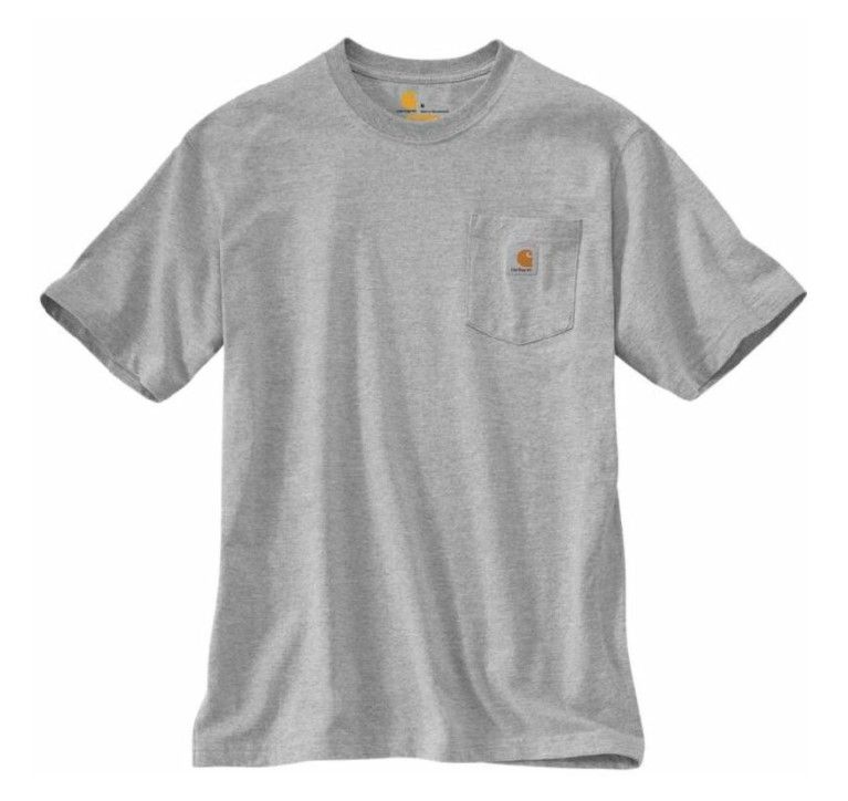 Carhartt K87 Pocket T-Shirt Heather Grey