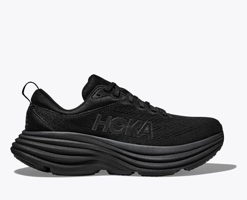 Women's Hoka Bondi 8 Sneaker (Black/Black)