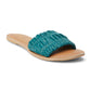 Matisse Channel Slide Sandal (Teal)