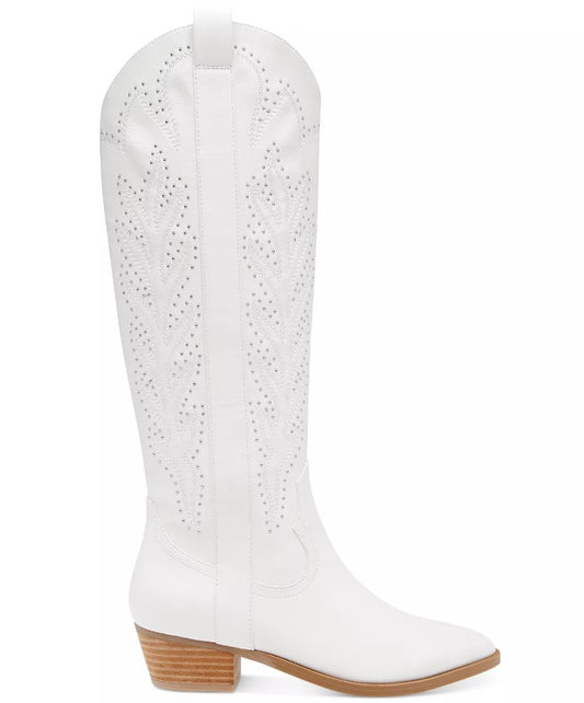 Kitschy Tall Cream Boot