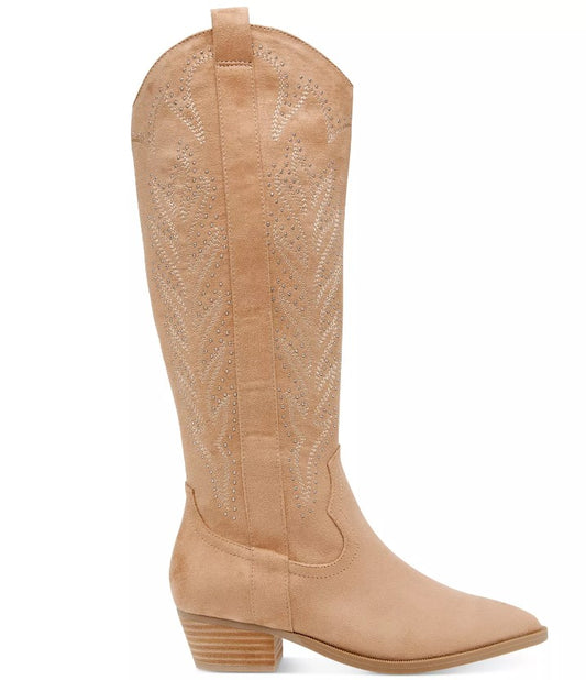 Kitschy Tall Almond Boot