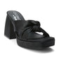 Matisse Esme Platform Heel (Black Satin)