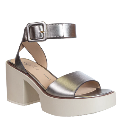 Naked Feet Iconoclast Heels (Gunmetal)