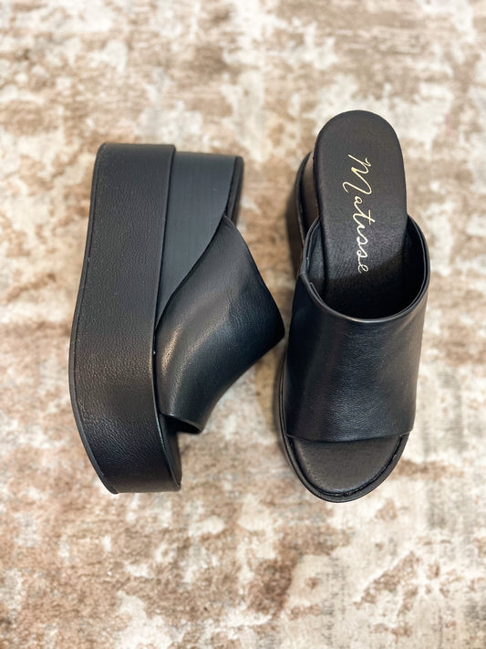 Matisse Georgia Wedge Heel (Black)