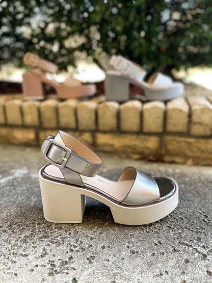 Naked Feet Iconoclast Heels (Gunmetal)