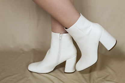 While White Bootie