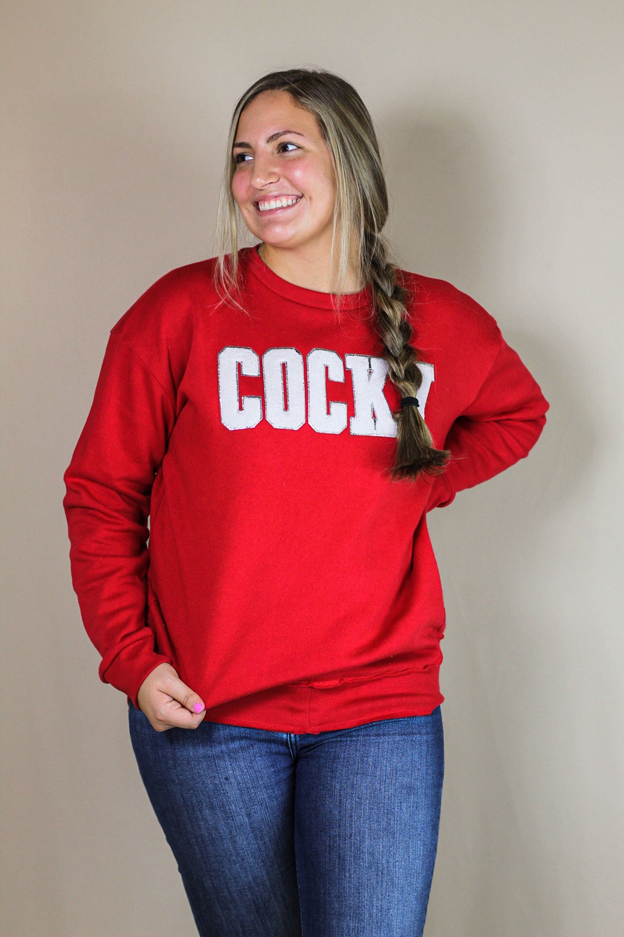 Cocky Patch Sweatshirt