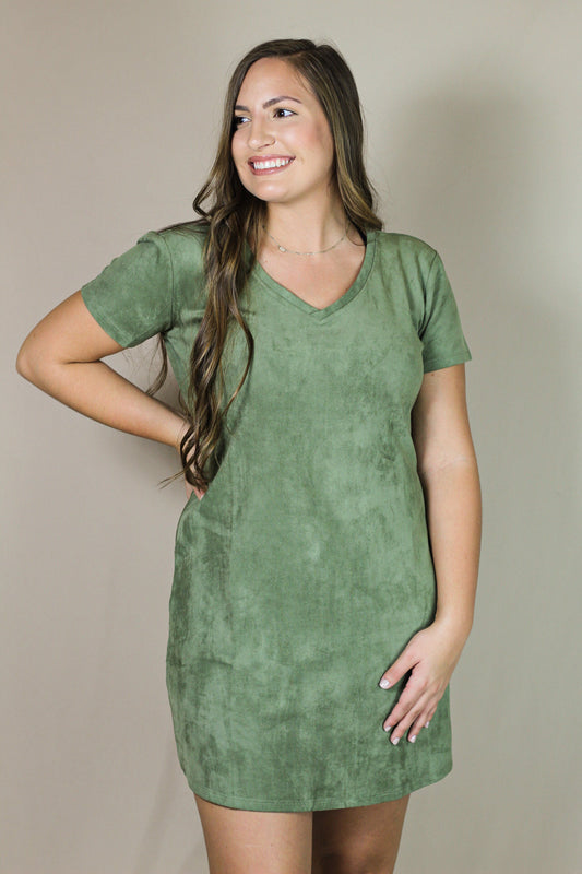 Lily Suede Dress