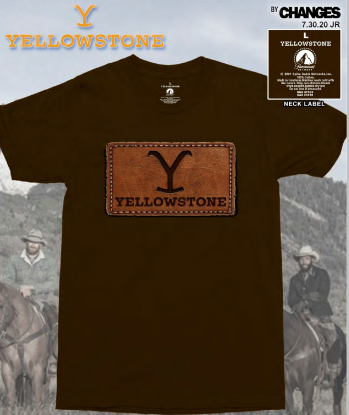 Yellowstone Leather Patch Tee