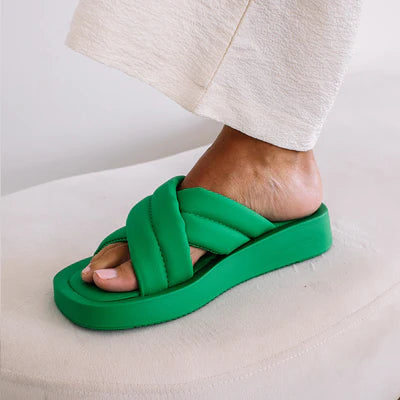 Beach By Matisse Piper Slide Sandal Green