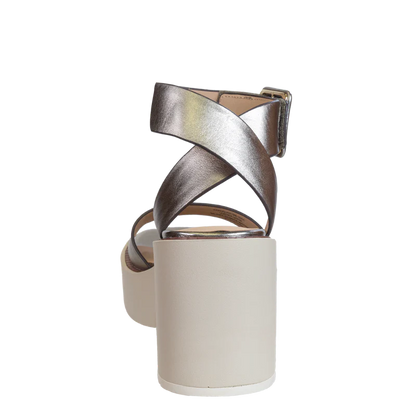 Naked Feet Iconoclast Heels (Gunmetal)
